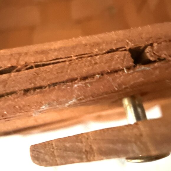 Peterboro Basket Co. Picnic Basket with Lid 13x13x8” - Picture 7 of 13